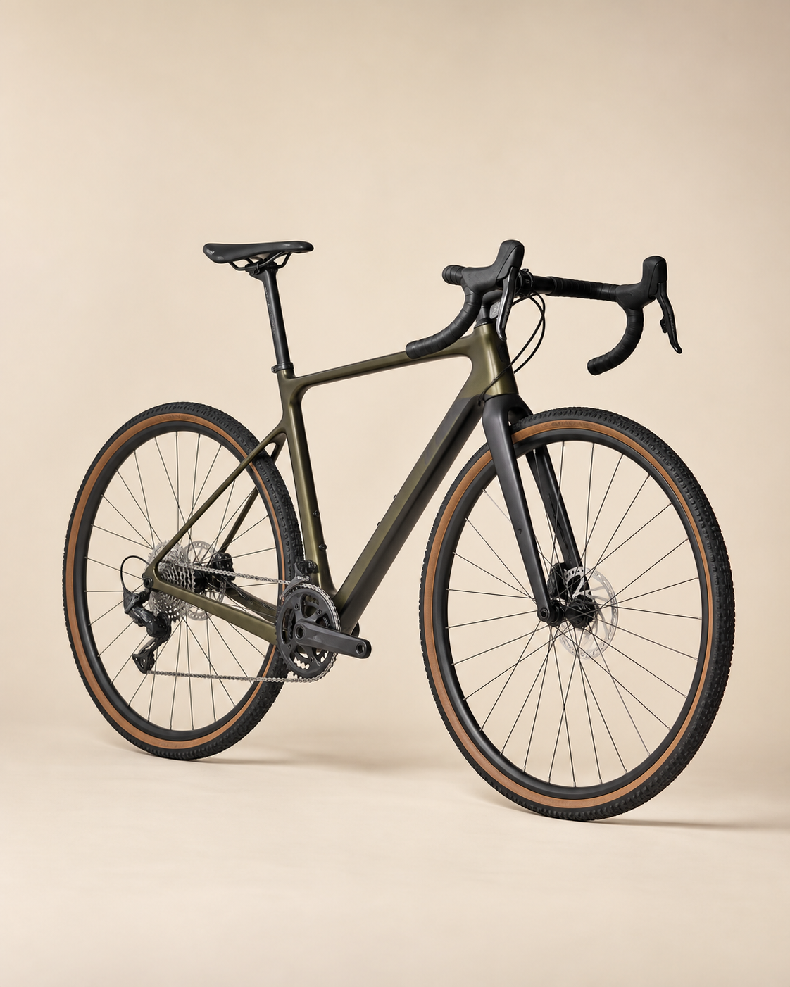 KI-generiertes Beispielbild eines sportlichen Gravelbikes